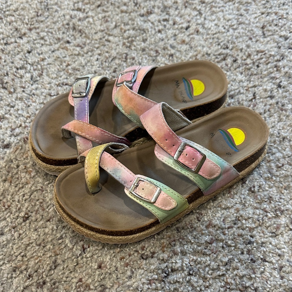 Rainbow Kids Sandals with Adjustable Straps